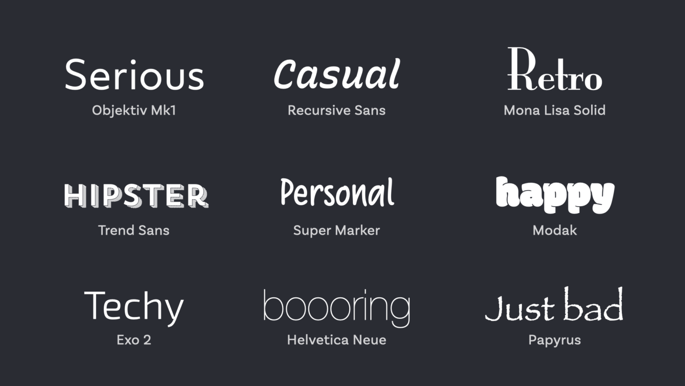 How To Choose A Typeface For Display Text Pimp My Type