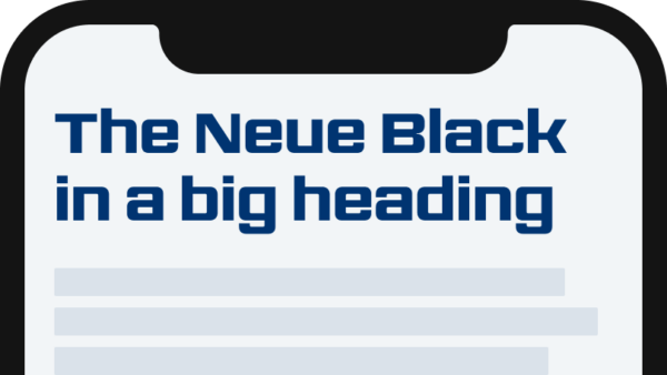The Neue Black