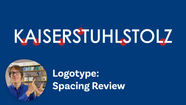 Logotype: spacing review
