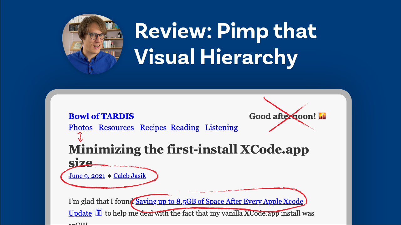 Pimpin’ the Typographic Hierarchies of a Tech Blog - Pimp my Type