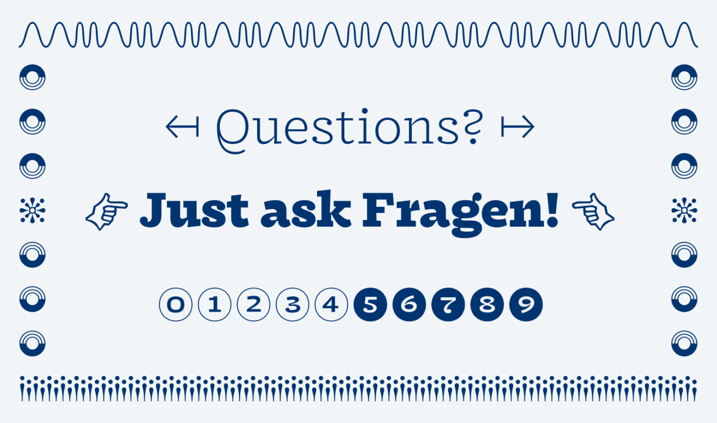 Fragen comes with great patterns and symbols