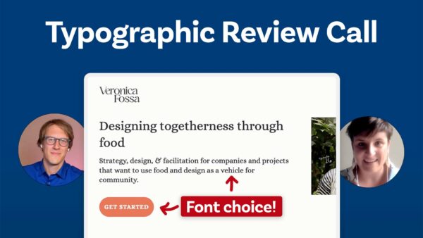 Typographic Review Call Veronica Fossa