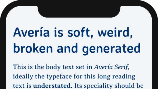 Avería is soft, weird, broken and generated
