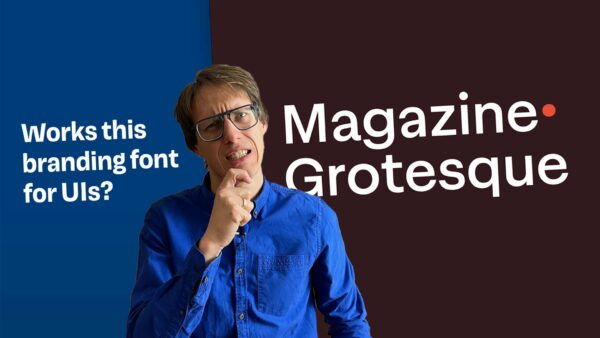Works this branding font for UIs? Magazine Grotesque