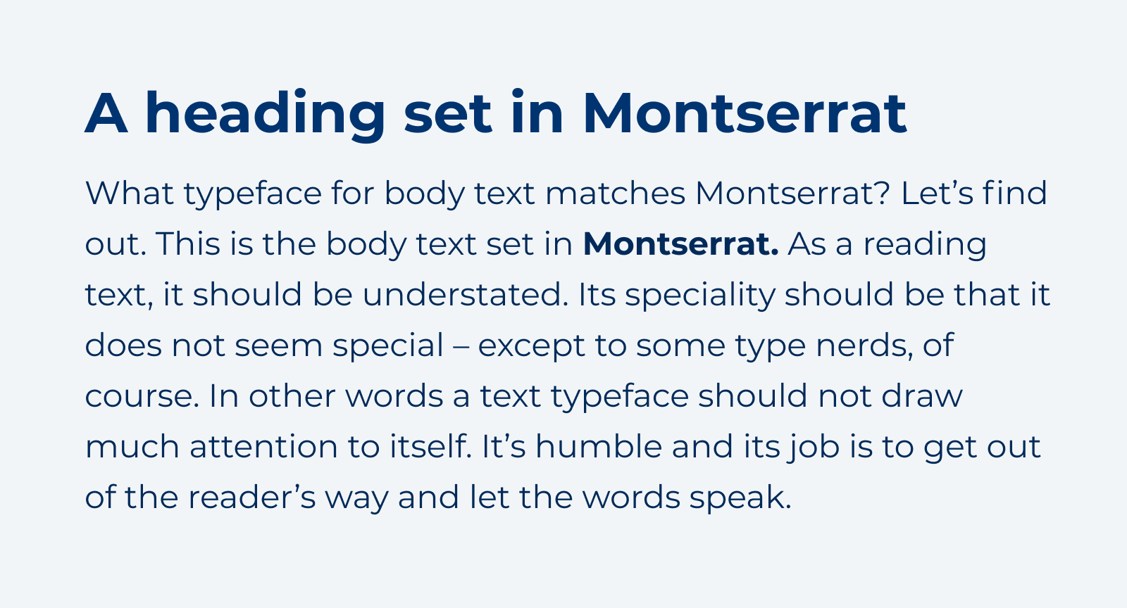 What font combination works well with Montserrat? Pimp my Type