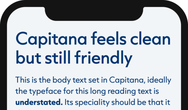 Capitana feels clean but still friendly