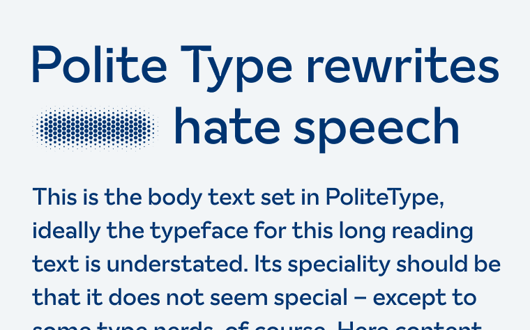 The Polite Type - Pimp my Type
