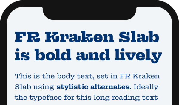 FR Kraken Slab is bold and lively