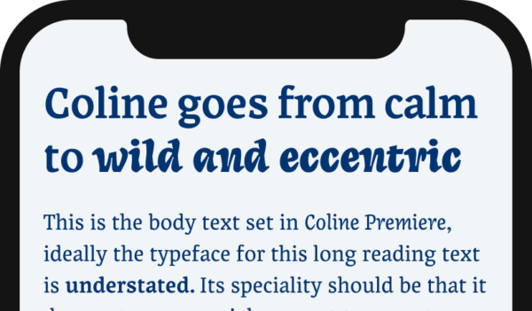 Coline goes from calm to wild and eccentric