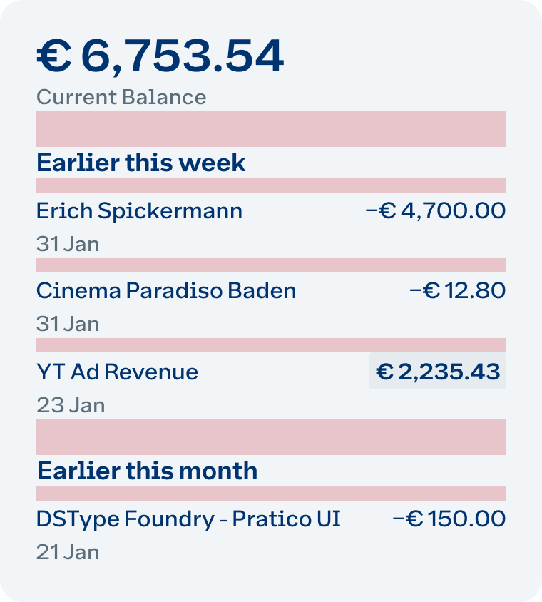 Spacing before the subheadings is increased and in between the entries decreased