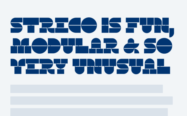 Streco is fun, modular and so very unusual