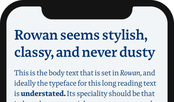 Rowan seems stylish, classy, and never dusty