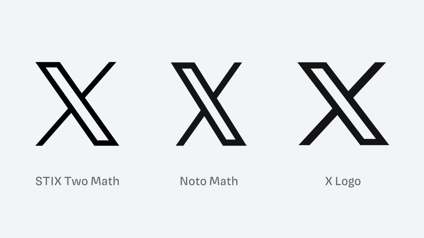 Twitter's New 𝕏 Logo Is Actually Meant for Typing Out Math